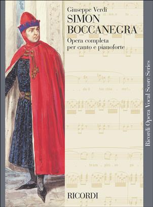 Simon Boccanegra vocal score. Verdi